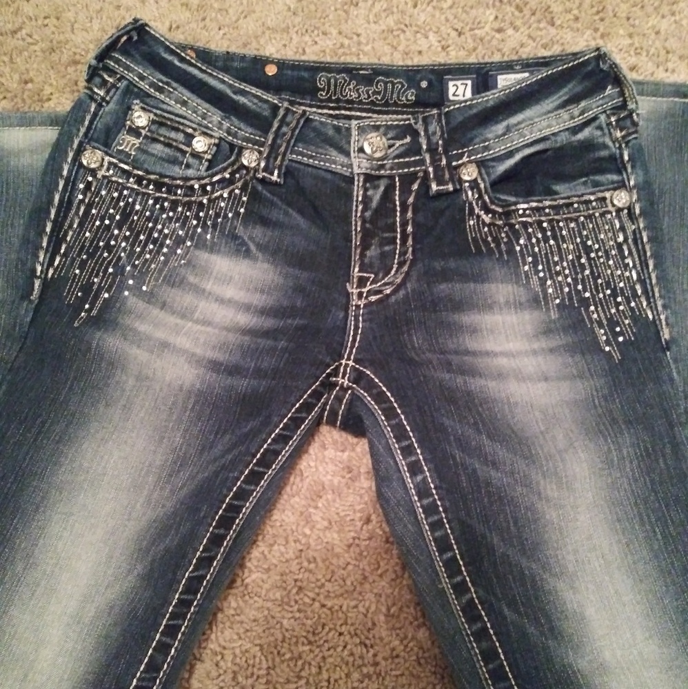 Miss me jeans JY5014B98V size 27 inseam 30.
